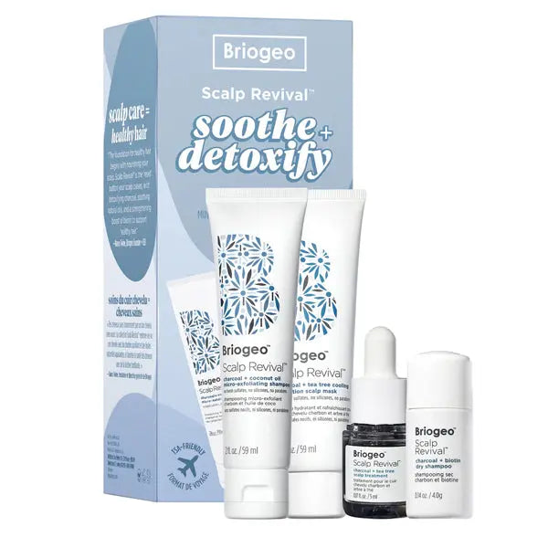 Briogeo Scalp Revival Soothe + Detoxify Hair Care Minis Briogeo